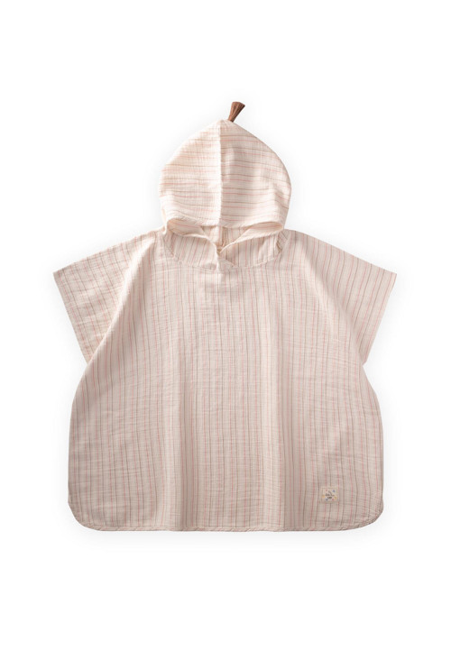 Organik Müslin Panço Standart Kiremit Çizgili