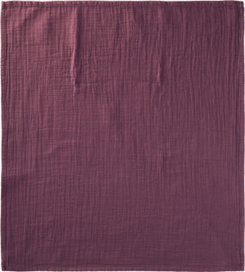 Organik Müslin Bez 50X50 cm Mürdüm