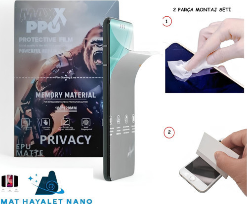 iPhone 14 PLUS NANO Ekran Koruyucu Esnek ULTRA İnce - MAXXPRO - MAT HAYALET