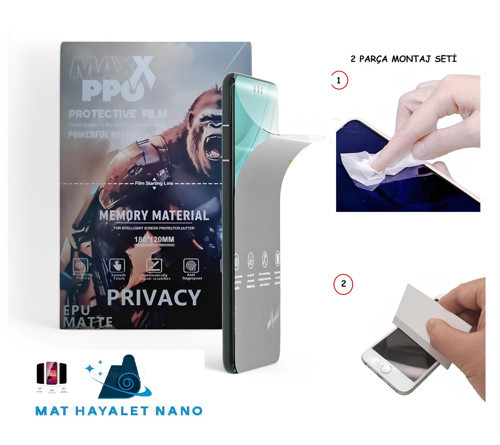Nokıa 7 PLUS NANO Ekran Koruyucu Esnek ULTRA İnce - MAXXPRO - MAT HAYALET