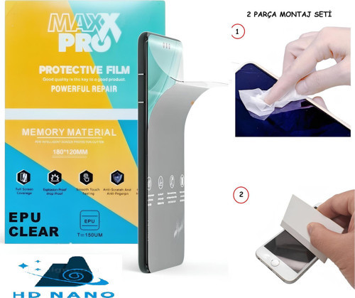 Samsung Galaxy S23 Plus Nano Ekran Koruyucu Esnek Ultra İnce - Maxxpro - Hd Şeffaf