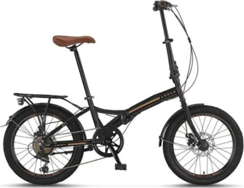 2035 ASSOS 2D KATLANIR BİSİKLET V 20 JANT 6 VİTES SİYAH GOLD