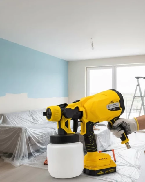 ieg™ Profesyonel Akülü Püskürtme Tabanca Kablosuz Güçlü Boya Uygulama