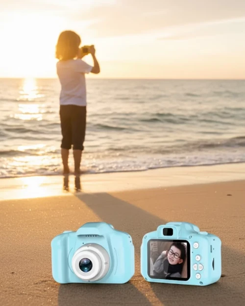 ieg™ Mavi HD Taşınabilir Mini Dijital Kamera Video ve Fotoğraf Kayıt Özellikli