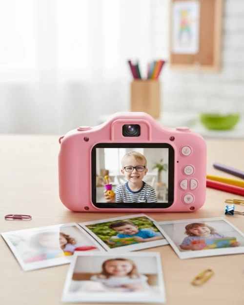 ieg™ Kompakt Dijital Kamera HD Video ve Fotoğraf Kayıt Özellikli USB Şarjlı Mini Cihaz