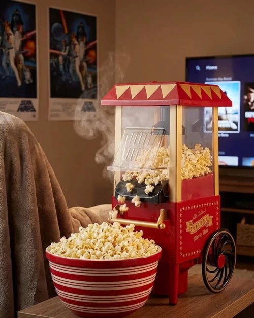 ieg™ Nostaljik Tasarımlı Yağsız Mısır Patlatma Makinesi