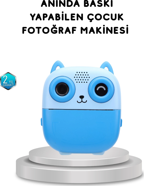 48MP Termal Baskılı Çocuk Dijital Kamera 1080P Video 2.4'' Ekran 6X Zoom