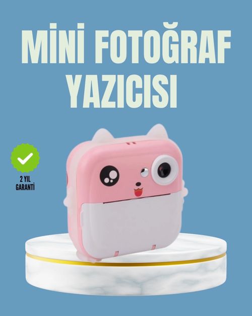 Anında Baskı ve Yüksek Çözünürlüklü Çift Lensli Fotoğraf Makinesi