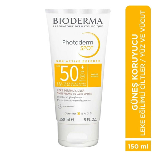 Spot SPF50+ Yüksek Korumalı Yüz ve Vücut Güneş Kremi 150 ml