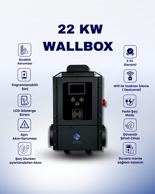 Walbox 22 Kw Elektrikli Araç Şarj Cihazı
