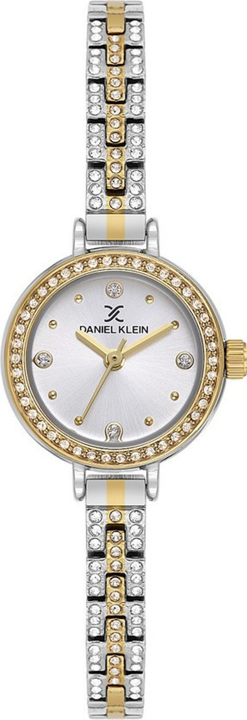 DANIEL KLEIN DK.13.10115-4 ALTIN KAPLAMA TAŞLI KADIN KOL SAATİ