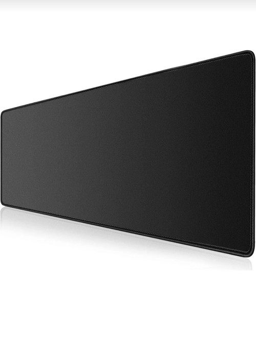 Mousepad dikişli kaymaz xxl siyah deskpad 90x40