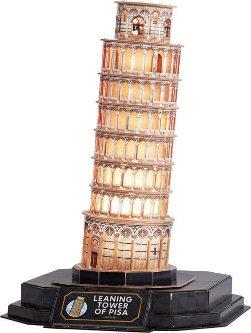 Pisa Kulesi 3D Puzzle (Led Işıklı) L535h