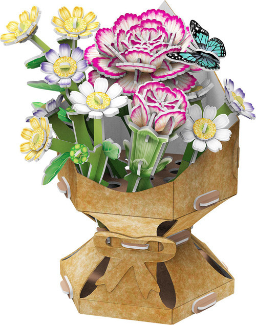 Karanfil Buketi 3D Puzzle W3300h