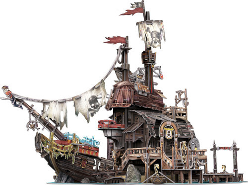 Tortuga Korsan Koyu 3D Puzzle T4039h