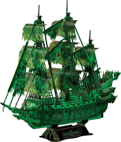 Uçan Hollandalı Gemisi 3D Puzzle T4041h - Karanlıkta Parlayan