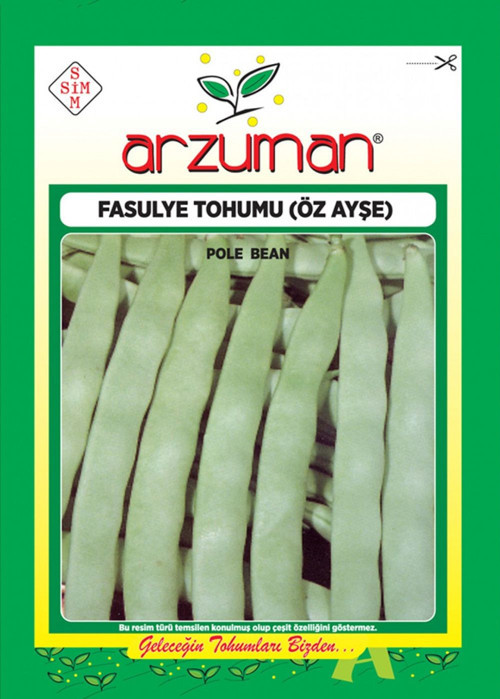 Öz Ayşe Sırık Fasulye Tohumu 50Gr