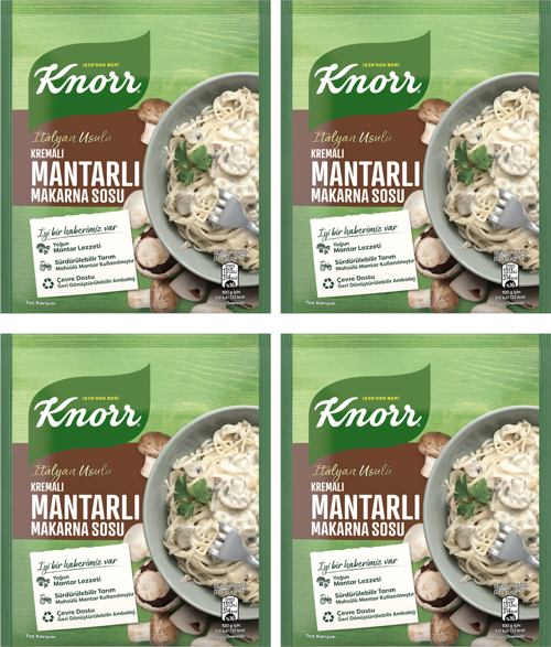 Makarna Sosu İtalyan Usulü Kremalı Mantarlı 52 gr x 4 Adet