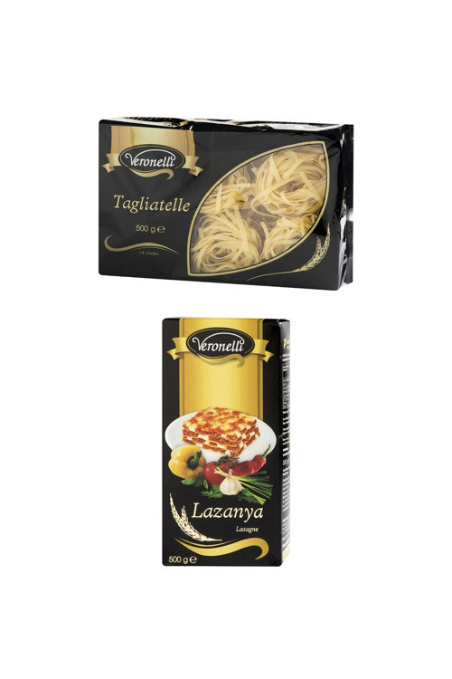Makarna 500 Gr x 2 Adet (Lazanya ve Tagliattelle)