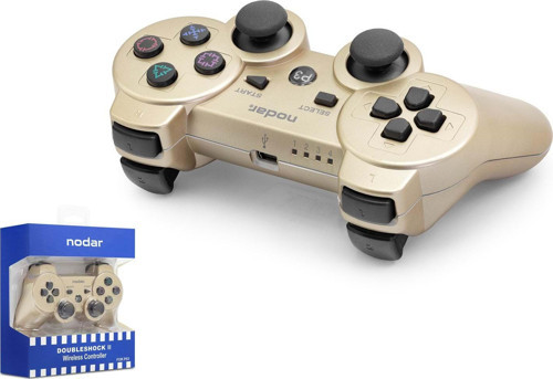 PS3 Kablosuz GamePad NODAR ND600 - Altın