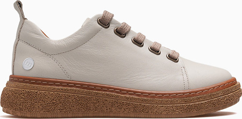 Kadın Deri Günlük Sneaker Ayakkabı 26y D26ya-7750 Bej