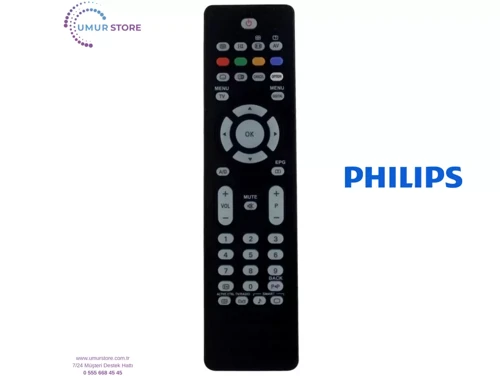 Philips İle Uyumlu 32PFL5522D/12 Flat Televizyon Kumandası