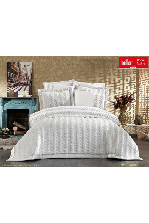 43171 Mdf Sandıklı 9 Parça Çeyiz Seti