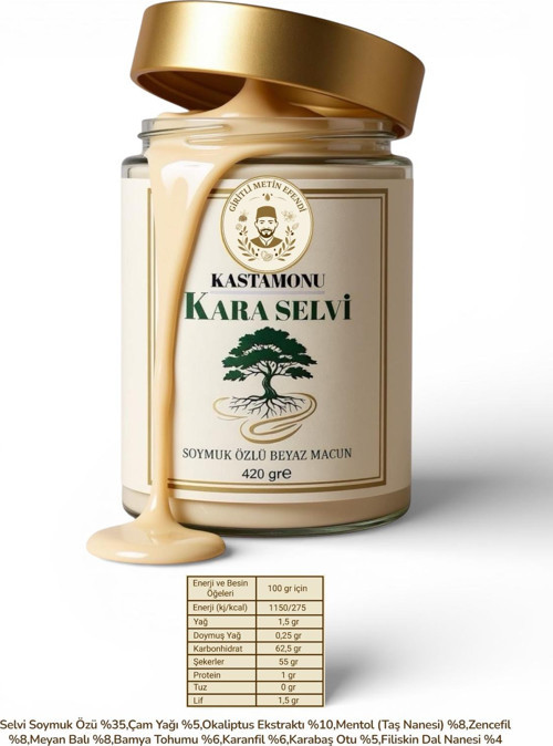 Giritli Metin Efendi Kastamonu Soymuk Özlü Yalamuk Macun 420 gr
