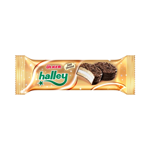 HALLEY Mini Granüllü Sütlü Çikolatalı Bisküvi - 88 gram - 24 Adet