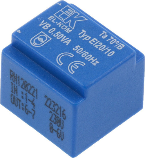 RN120221 6V 0.5VA PCB Tipi Trafo - Transformatör