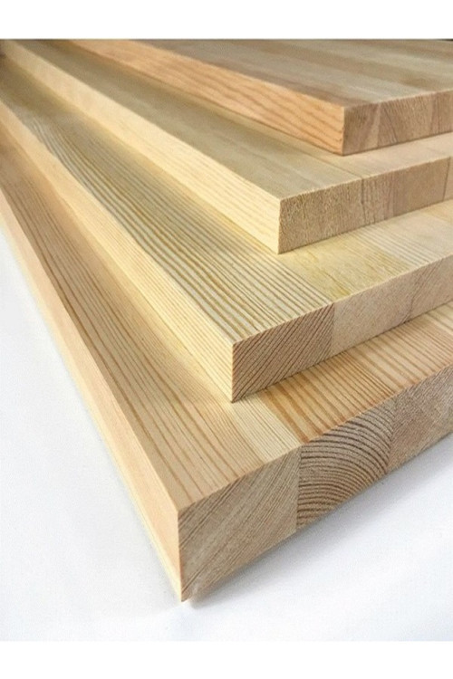 15x90 cm (Kalınlık 18 MM) (2 Adet) Çam Masif Panel Plaka Tabaka
