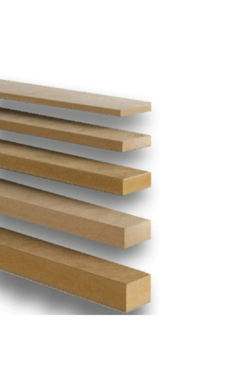 (0,8X1,2 CM X 150 CM 4 ADET) Mdf Çıta Duvar Kapak Çıtası Ahşap Çıta