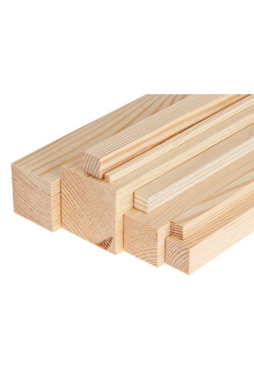 (4x4 cm x 10 cm 20 Adet) Çıta Taslak Tahta Blok ve Kereste