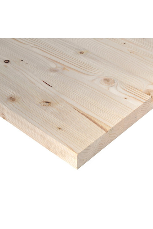 (EBAT 20X40 CM-KALINLIK 18 MM-2 ADET) Ladin Masif Panel Plaka Tabaka