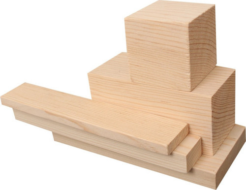 (5x5 cm x 50 cm 6 Adet) Ladin Kereste Çıta Taslak Tahta ve Ahşap Blok