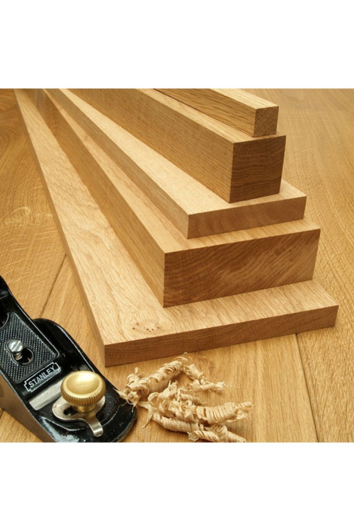(4x4 cm x 150 cm 1 Adet) Meşe Ahşap Çıta Taslak Tahta Blok ve Kereste