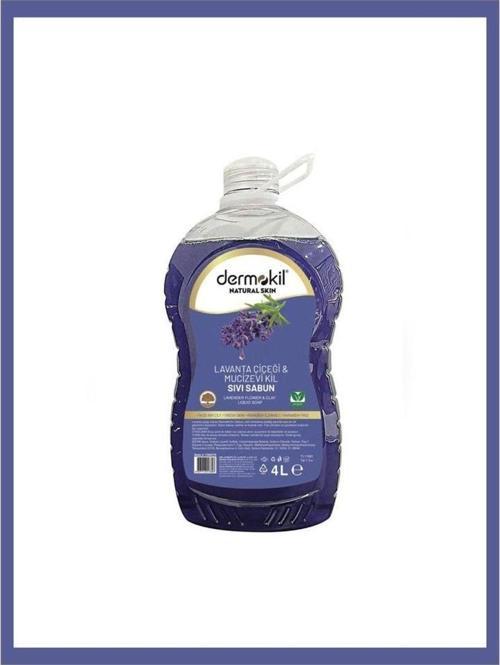 Lavanta Çiçeği Ve Mucizevi Kil Sıvı Sabun 4 Lt