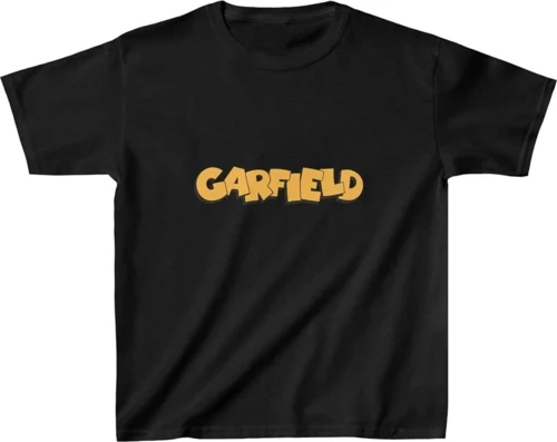 Çocuk Unisex Baskılı T-Shirt - Siyah