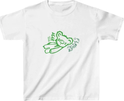 Unisex Çocuk Baskılı T-Shirt - Beyaz