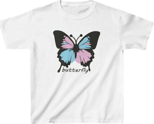 Çocuk Unisex Baskılı T-Shirt - Beyaz