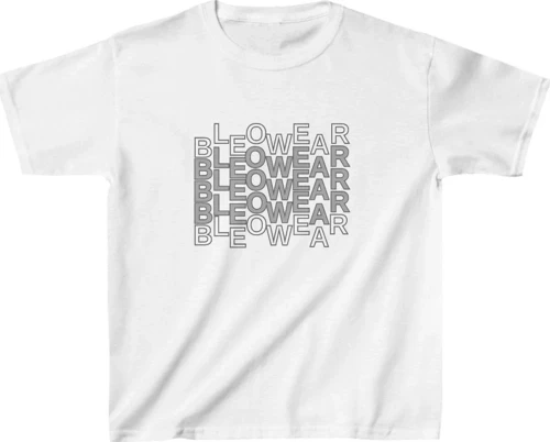 Unisex Çocuk Baskılı T-Shirt - Beyaz