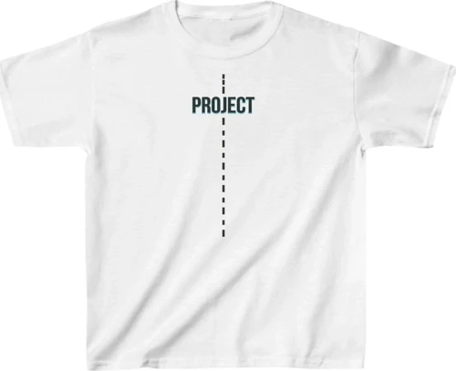 Çocuk Unisex Baskılı T-Shirt - Beyaz