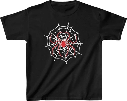Unisex Çocuk Baskılı T-Shirt - Siyah