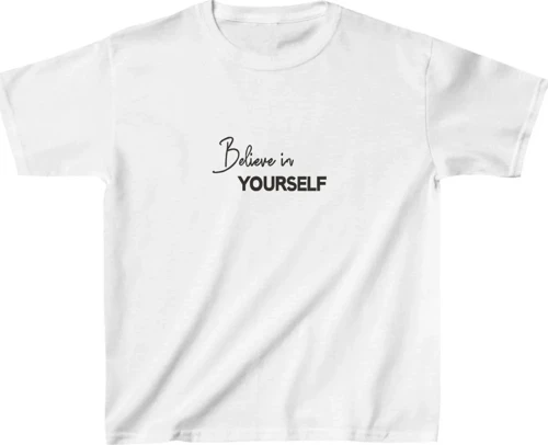 Unisex Çocuk Baskılı T-Shirt - Beyaz