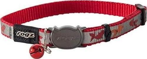 Catz Reflectocat Halsband Japon Balığı Desenli Kedi Boyun Tasması Kırmızı Small 1.1x20-31 Cm