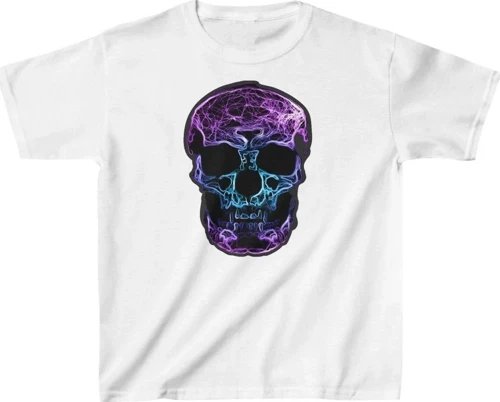 Unisex Çocuk Baskılı T-Shirt - Beyaz