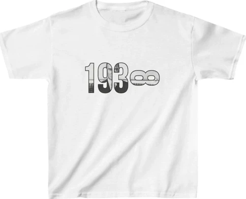 Unisex Çocuk Baskılı T-Shirt - Beyaz