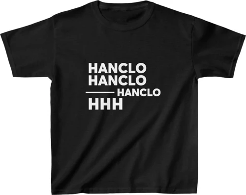 Unisex Çocuk Baskılı T-Shirt - Siyah