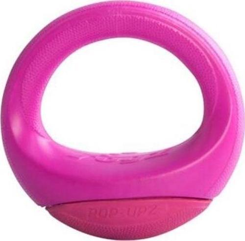 Toyz Pop-Upz Suda Batmayan Halka Plastik Köpek Oyuncağı Pembe Small/Medium 12 Cm