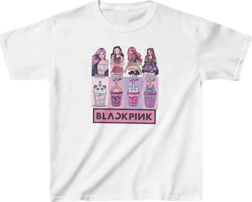 Unisex Çocuk Baskılı T-Shirt - Beyaz